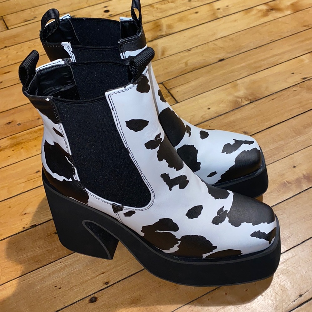 Cow Print Platforms